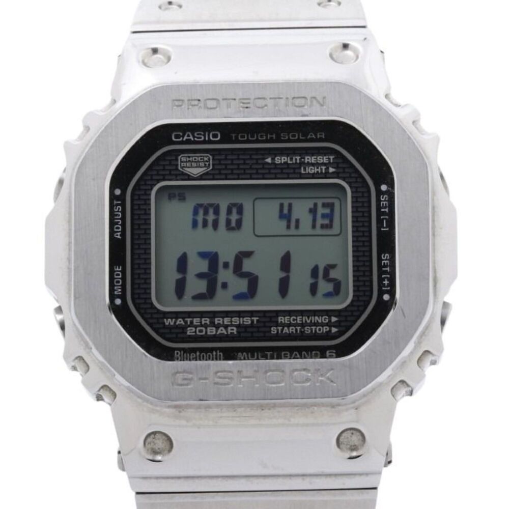CASIO G-SHOCK FULL METAL 5000 SERIES GMW-B5000D-1JF Black Silver Stainless St...
